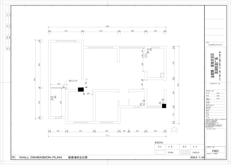 100平小三室这样改造空间变大-平面布置图