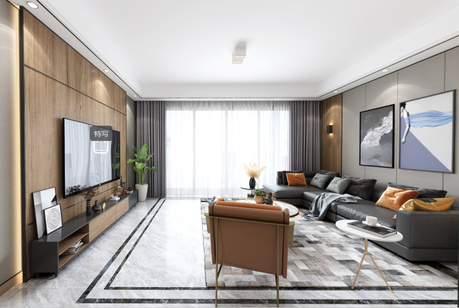 【3D全景】你爱的别人家的现代风装修案例全景图封面图