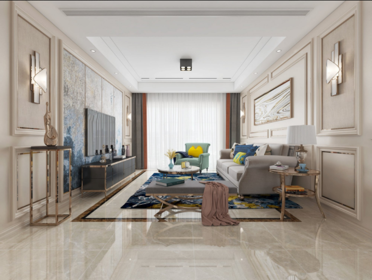 轻奢有度，精致无别的美式轻奢风全景图封面图