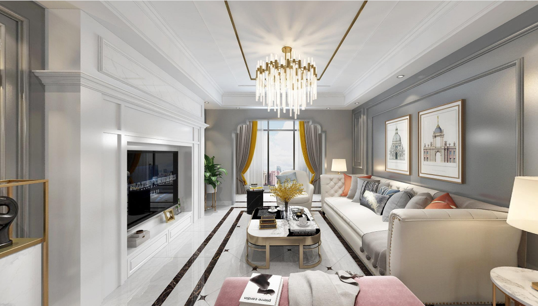 清爽精致的现代轻奢风格全景图封面图