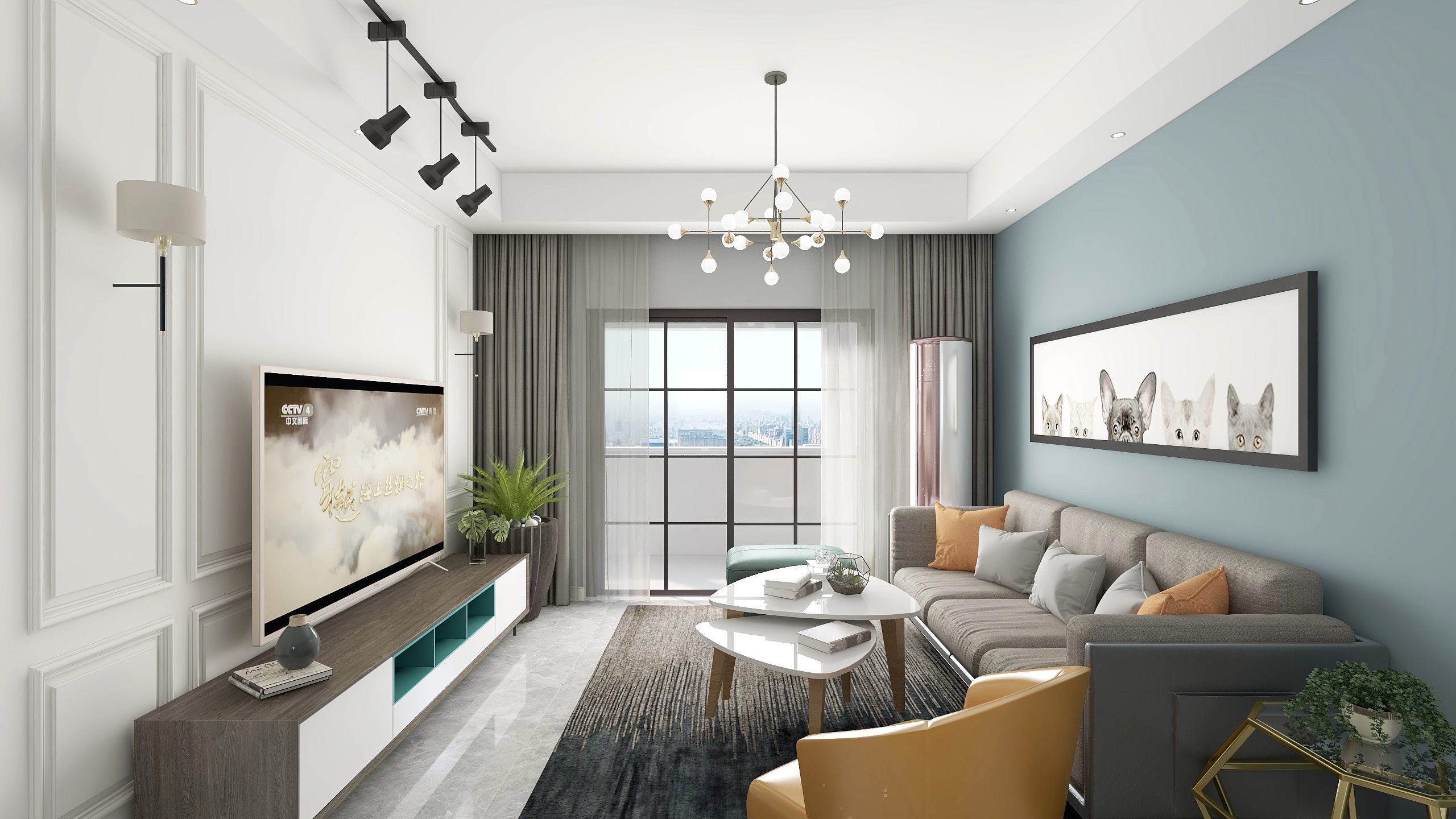 浮生绘世，宁静致远的现代简约风案例全景图封面图