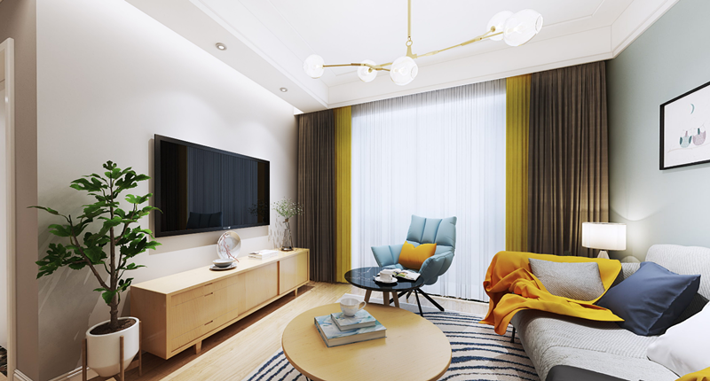 这或许就是你爱的89㎡北欧风小三房全景图封面图