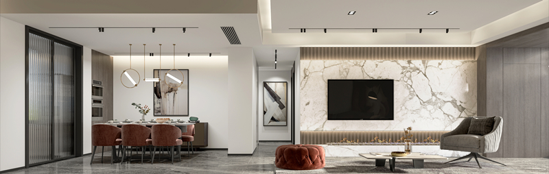 现代轻奢｜走进家门，生活刚刚好全景图封面图