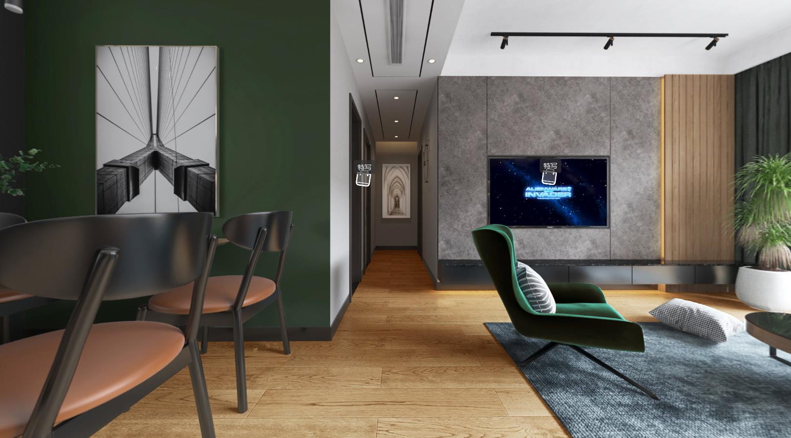 静谧通透的现代极简风全景图封面图