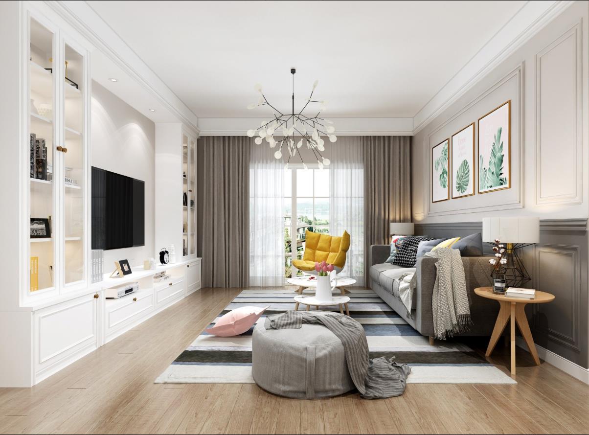 简约而不简单的128㎡现代风案例全景图封面图