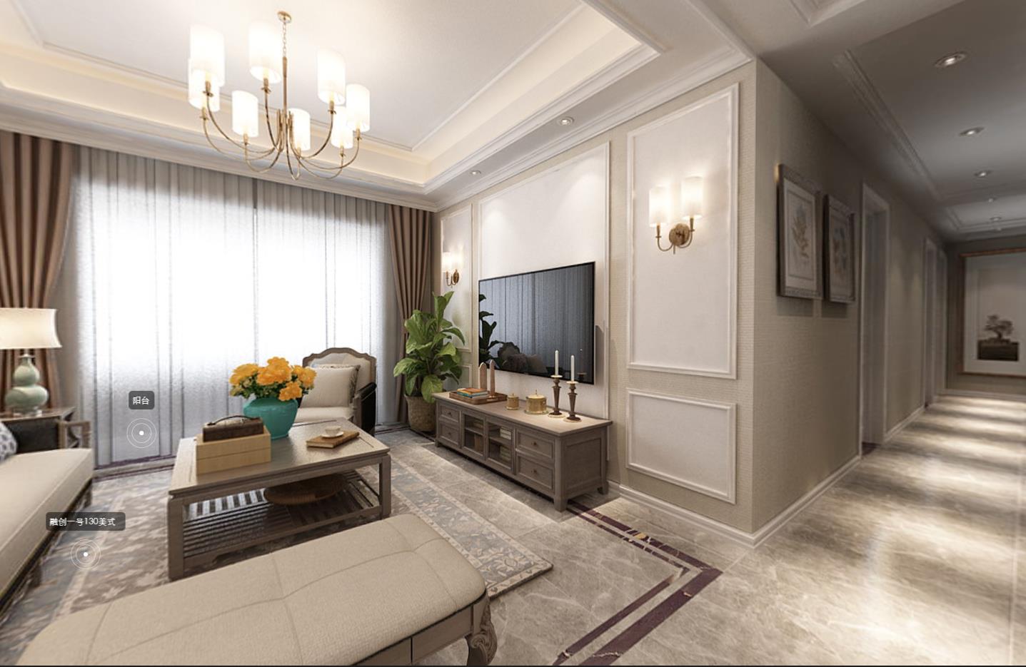 古运河边的现代美式小屋全景图封面图