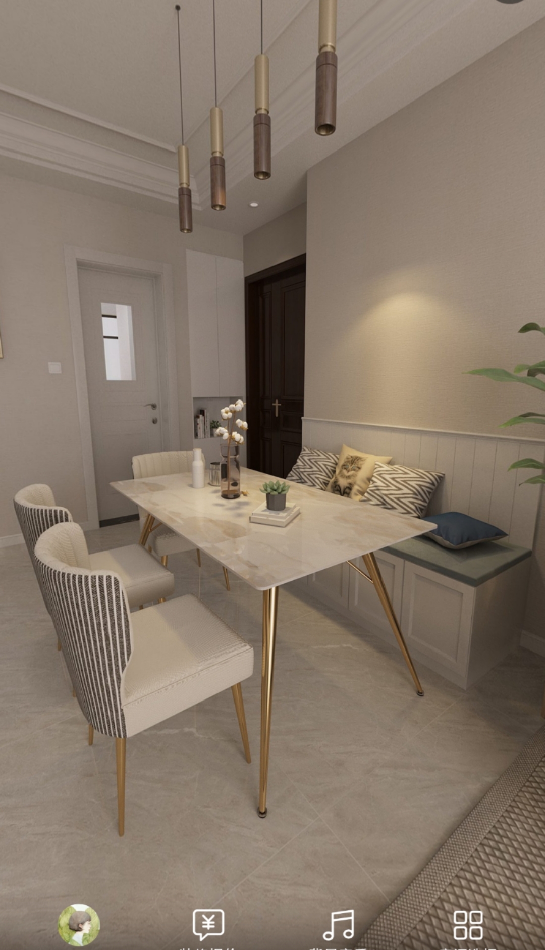 105平简美风格全景图封面图