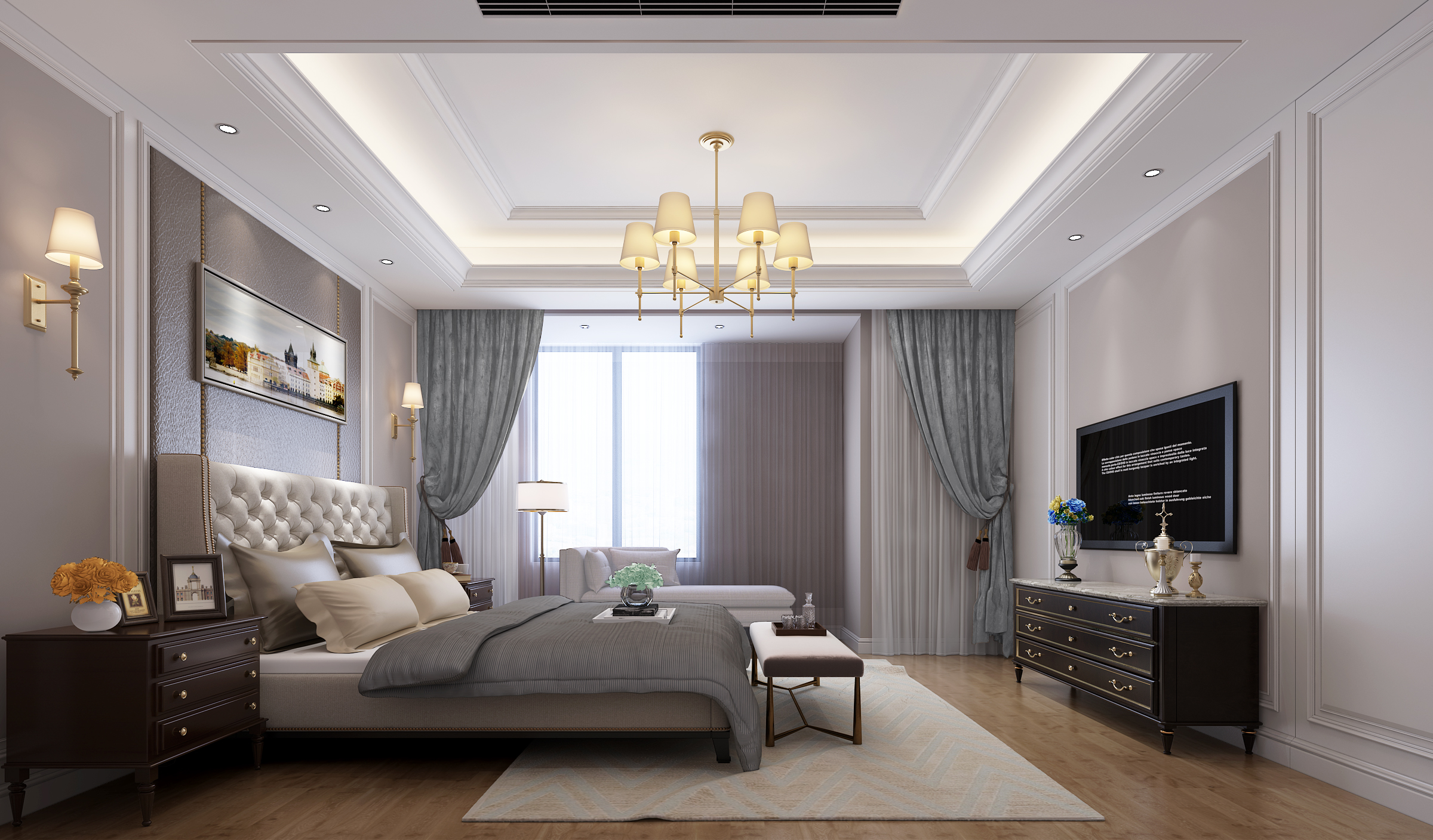 400平百乐和园简美风格-自然雅致全景图封面图