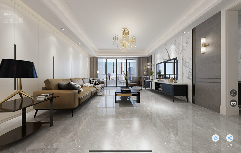 280平蠡湖瑞士花园现代风格-简是生活的真谛全景图封面图