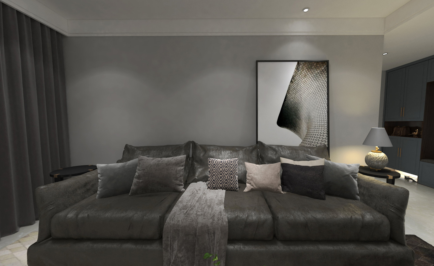 160平新盾嘉苑现代风格-魅全景图封面图