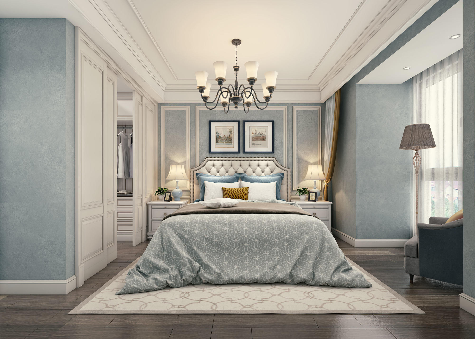 245平孔雀城简美风格-浪漫与怀旧的融合案例全景图封面图