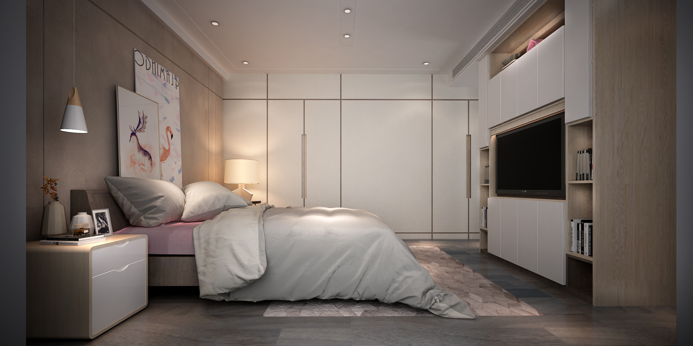 138平天元世家现代风格-简约家全景图封面图