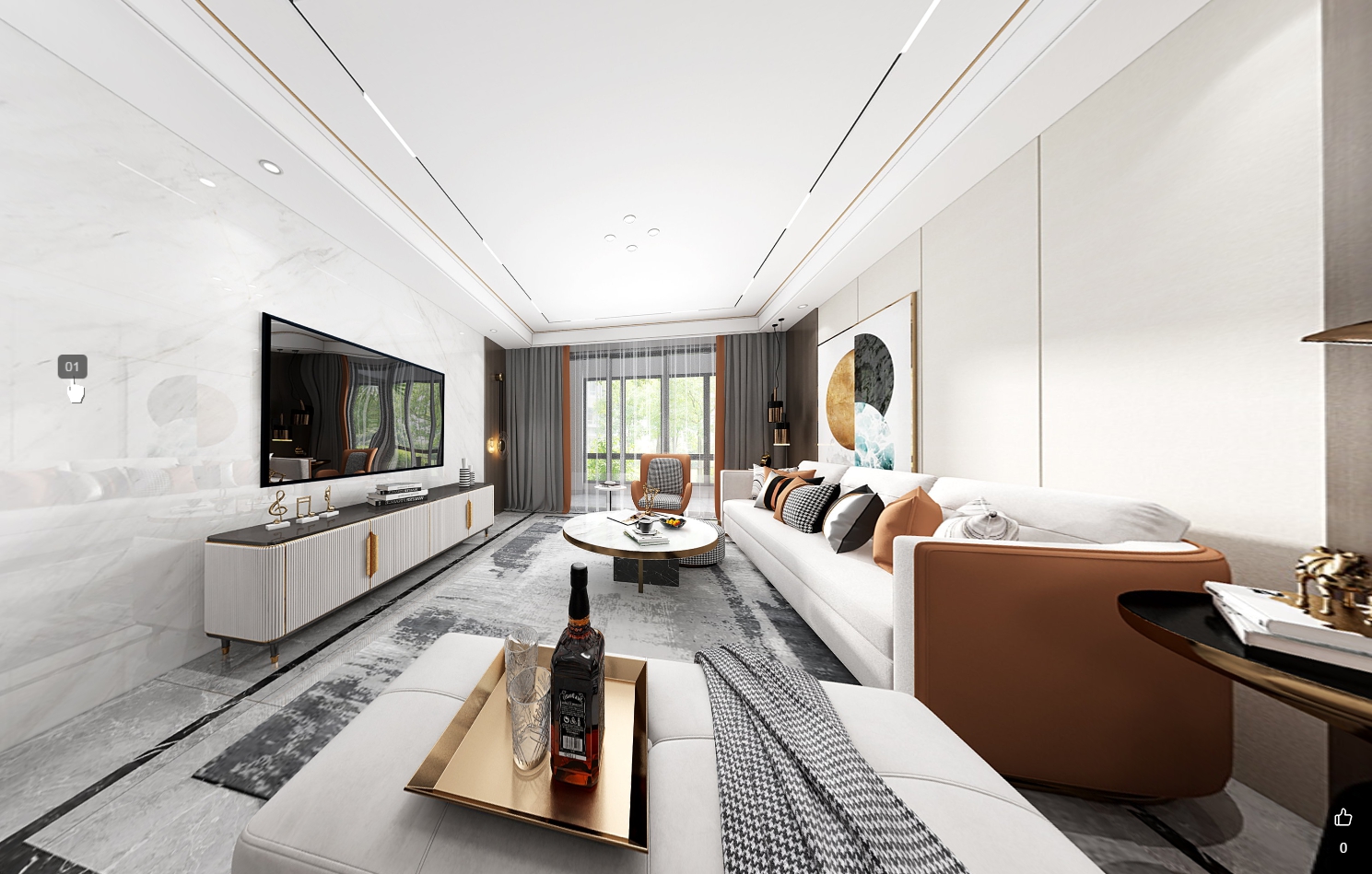 139平华润现代风格-高品质的享受全景图封面图