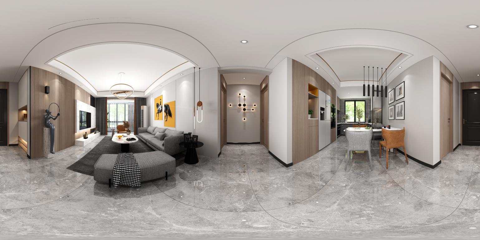 124平未来城悦都现代风格全景图封面图