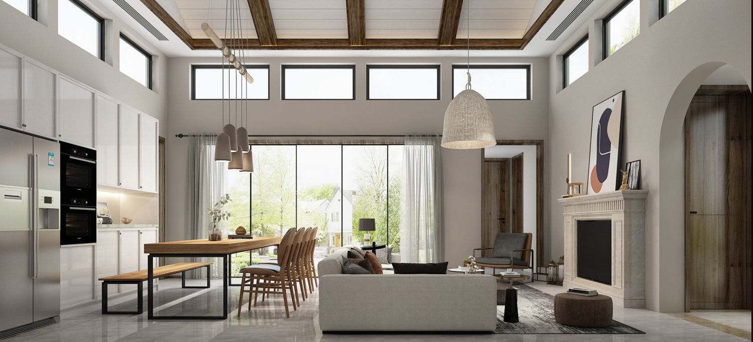 136平十里江南中式风格-温润木质，营造治愈而优雅的灵魂居所全景图封面图