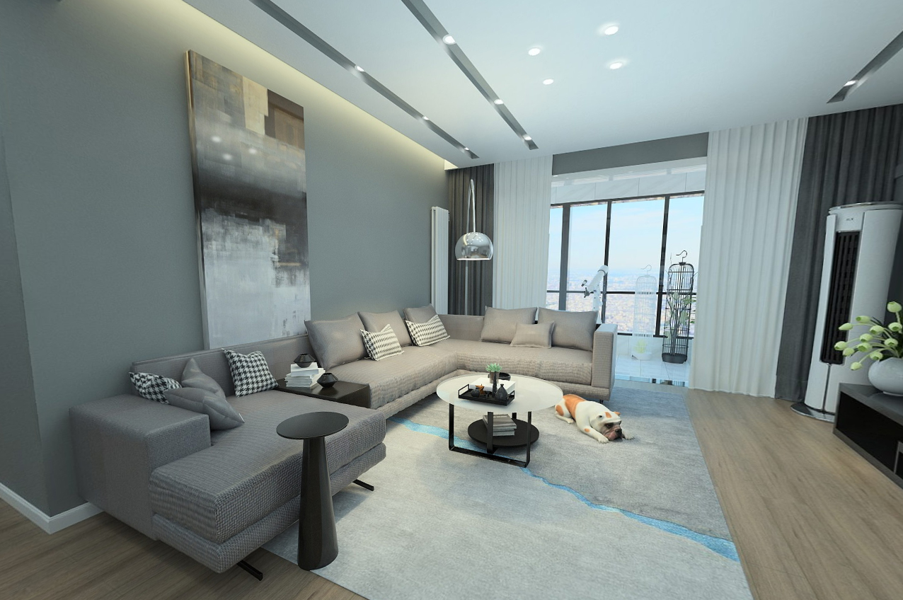 150平唐宁湾现代风格-优雅是永不褪色的美全景图封面图