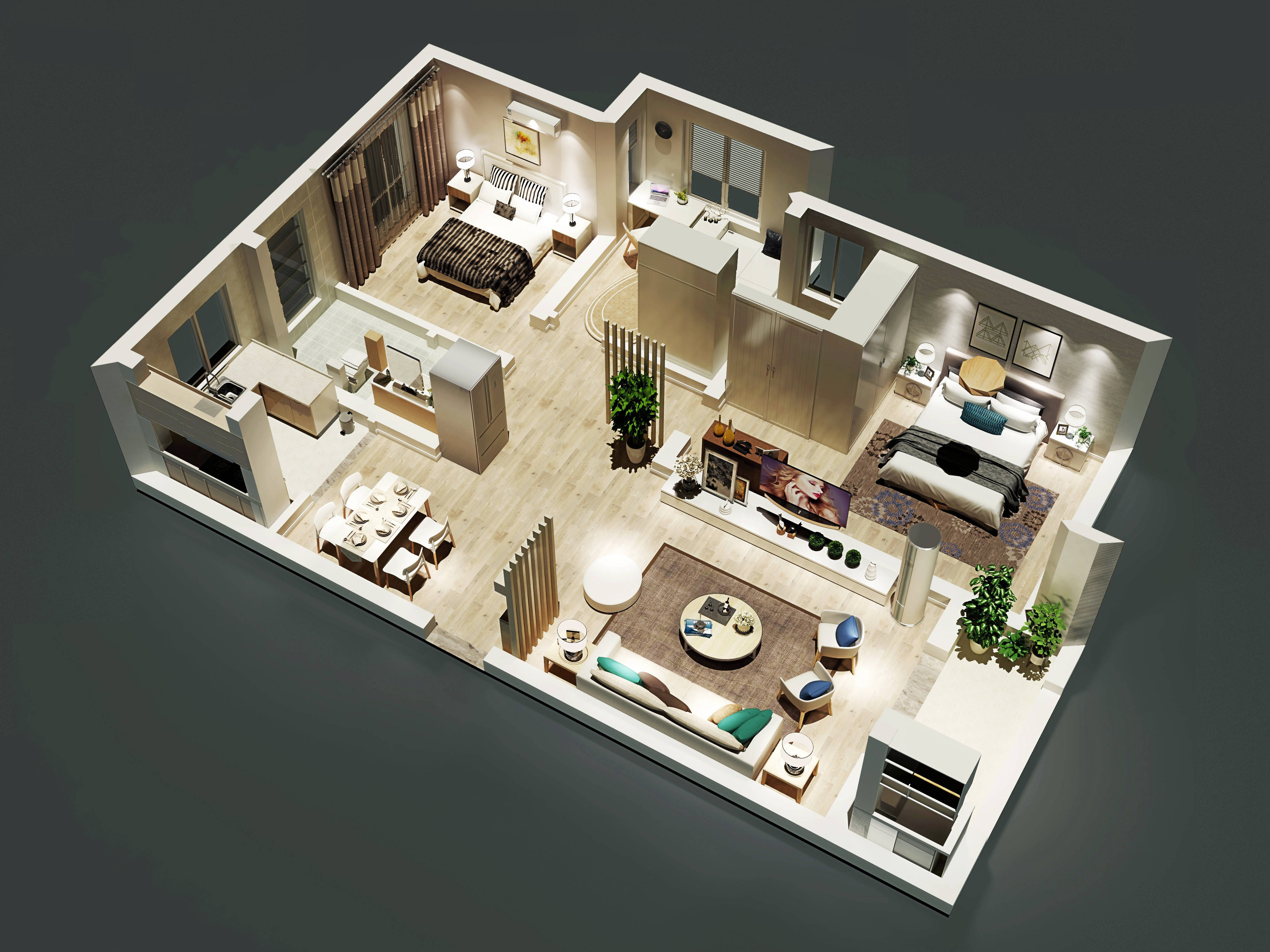 123平亿通壹世界北欧风格全景图封面图