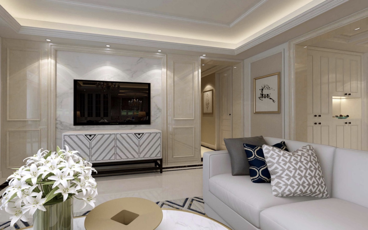 89平保利融侨时光印象欧式风格-新古典婚房案例全景图封面图