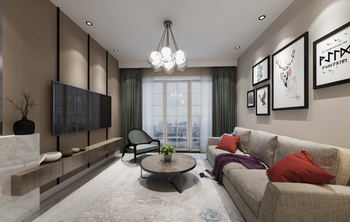 110平江南府简欧风格全景图封面图