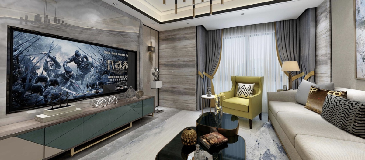 89平九龙仓碧玺现代风格全景图封面图