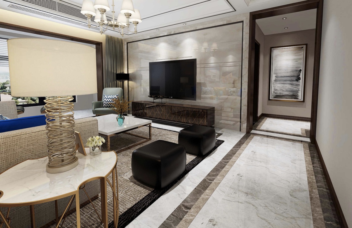 75平长泰国际现代风格全景图封面图