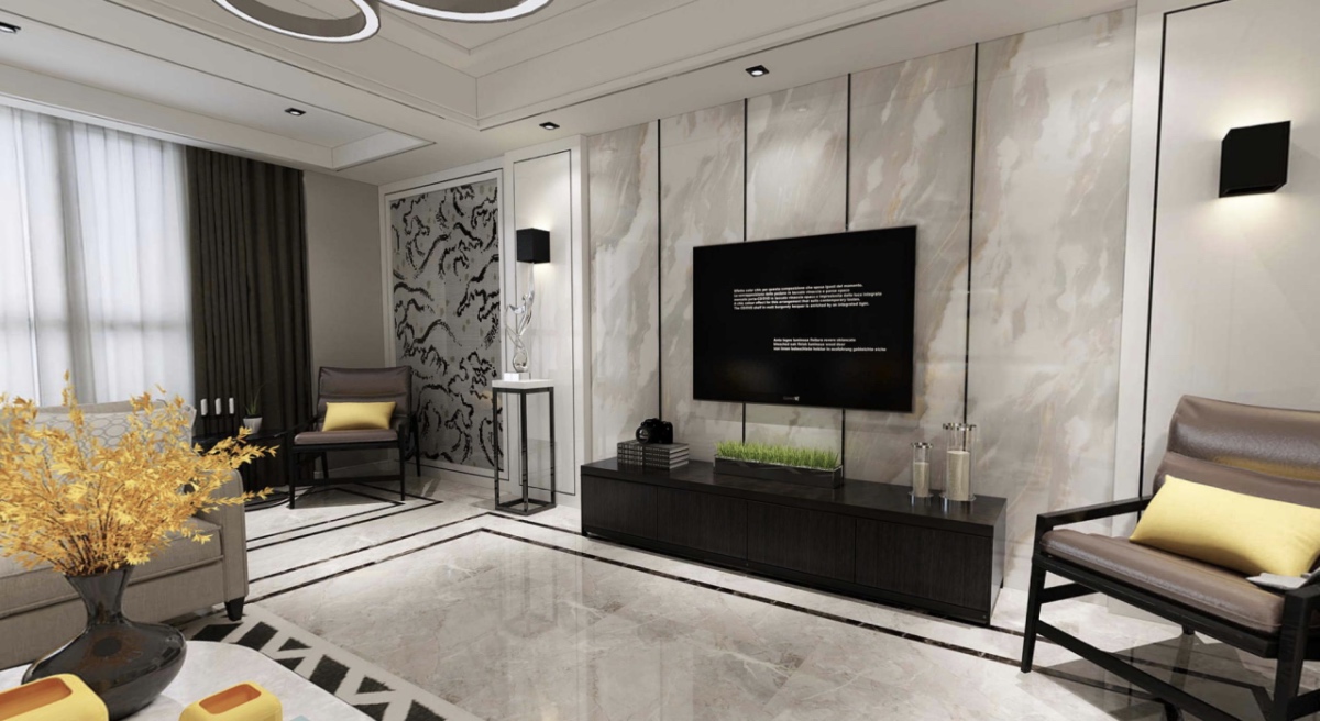 143平九龙仓碧玺简欧风格-婚房全景图封面图