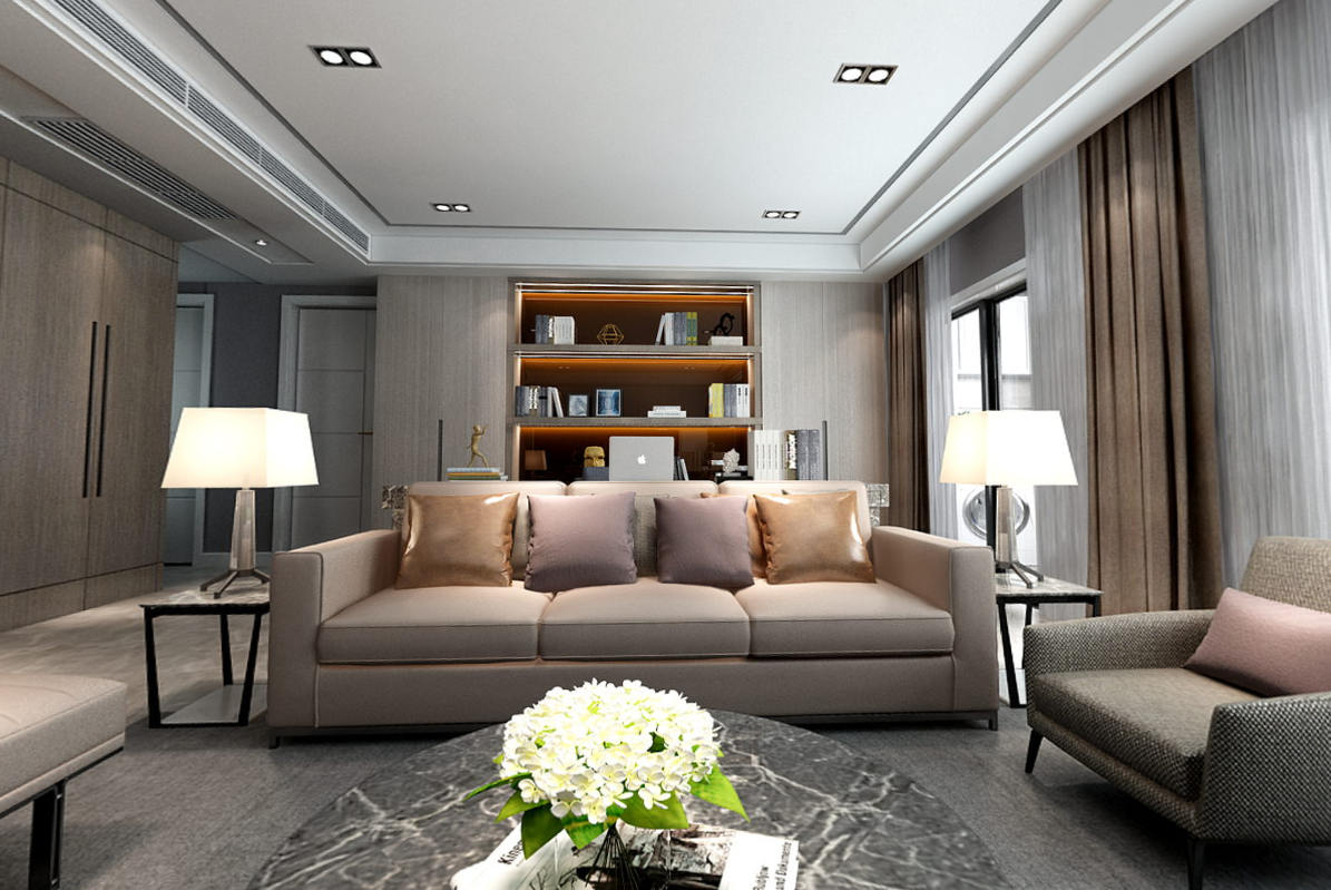 210平保利香槟国际现代风格全景图封面图