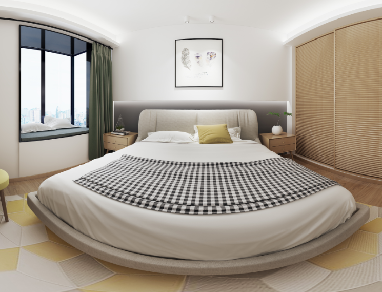 89平华润江南府北欧风格-温馨之家全景图封面图