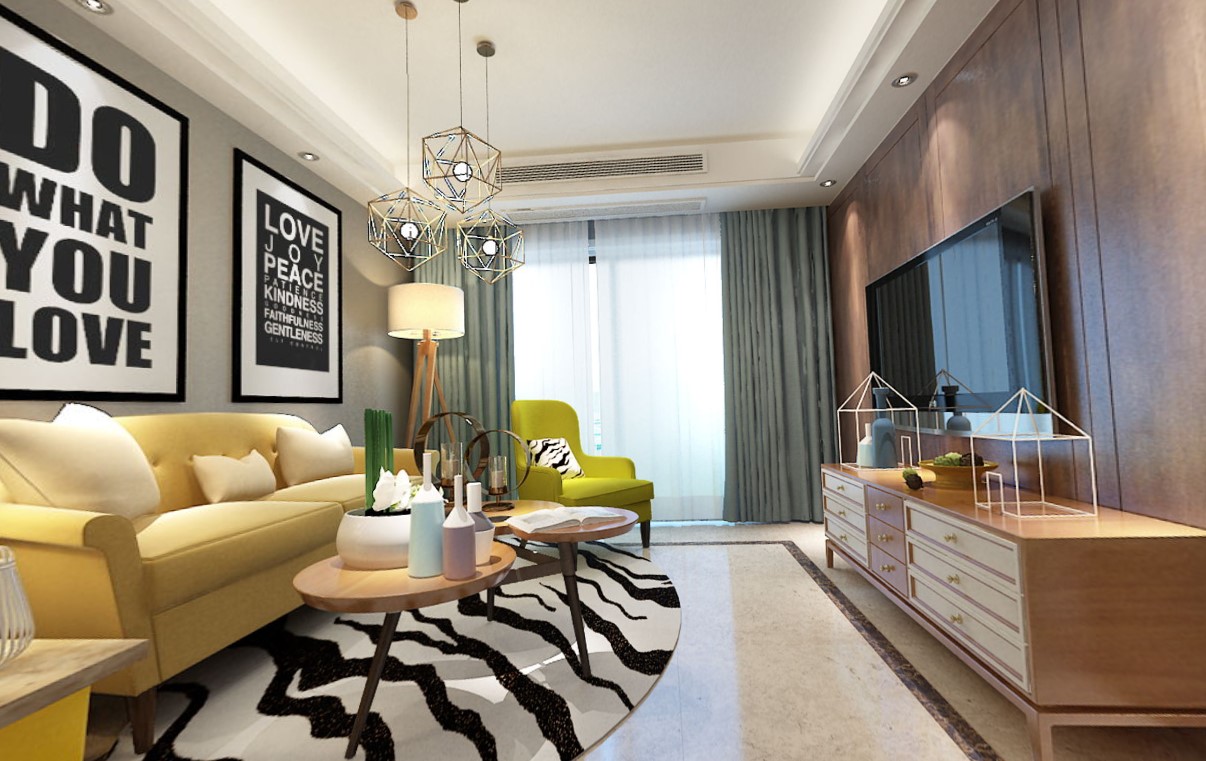 120平时代上城现代风格-现代风的奇思妙想全景图封面图