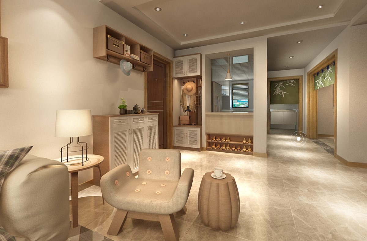 180平华夏春晓现代风格-原木格调与生活空间的对话全景图封面图