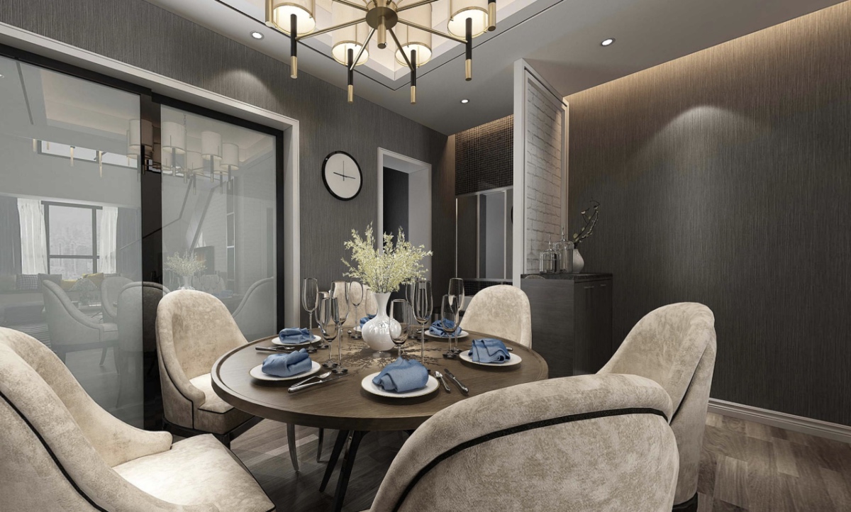 115平华润江南府现代风格全景图封面图