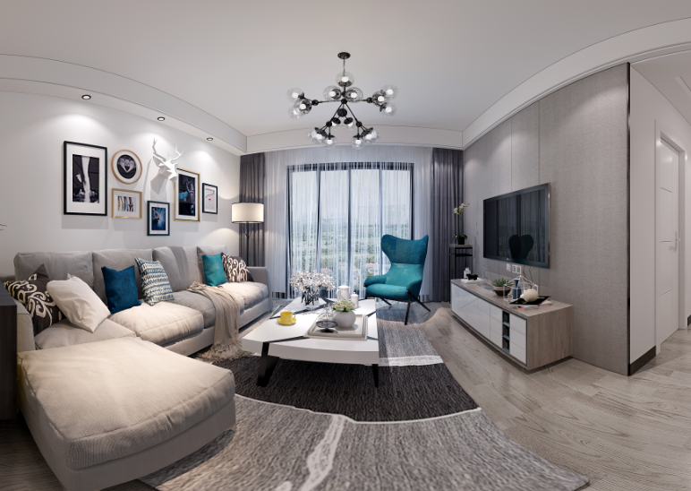 89平华润江南府现代风格-极简风案例全景图封面图