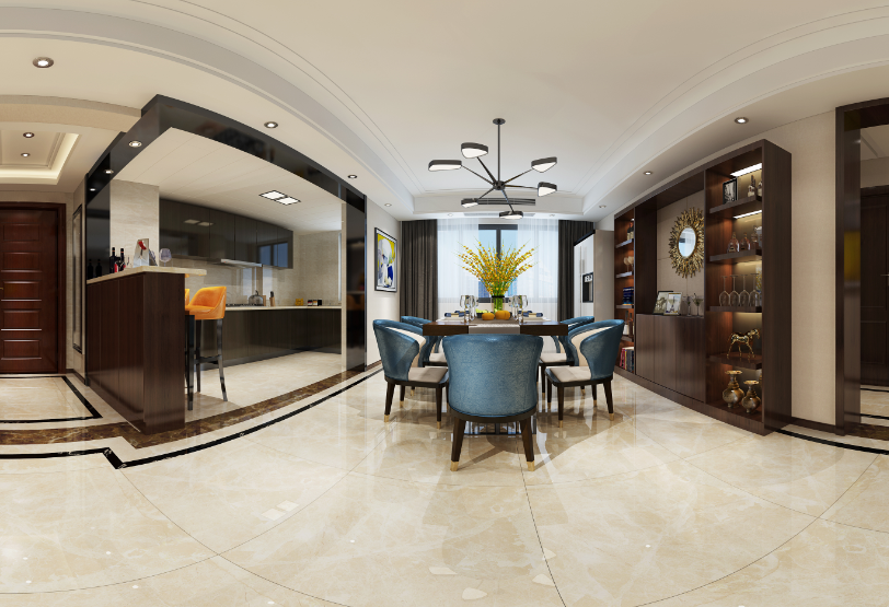 115平雍华府简美风格全景图封面图