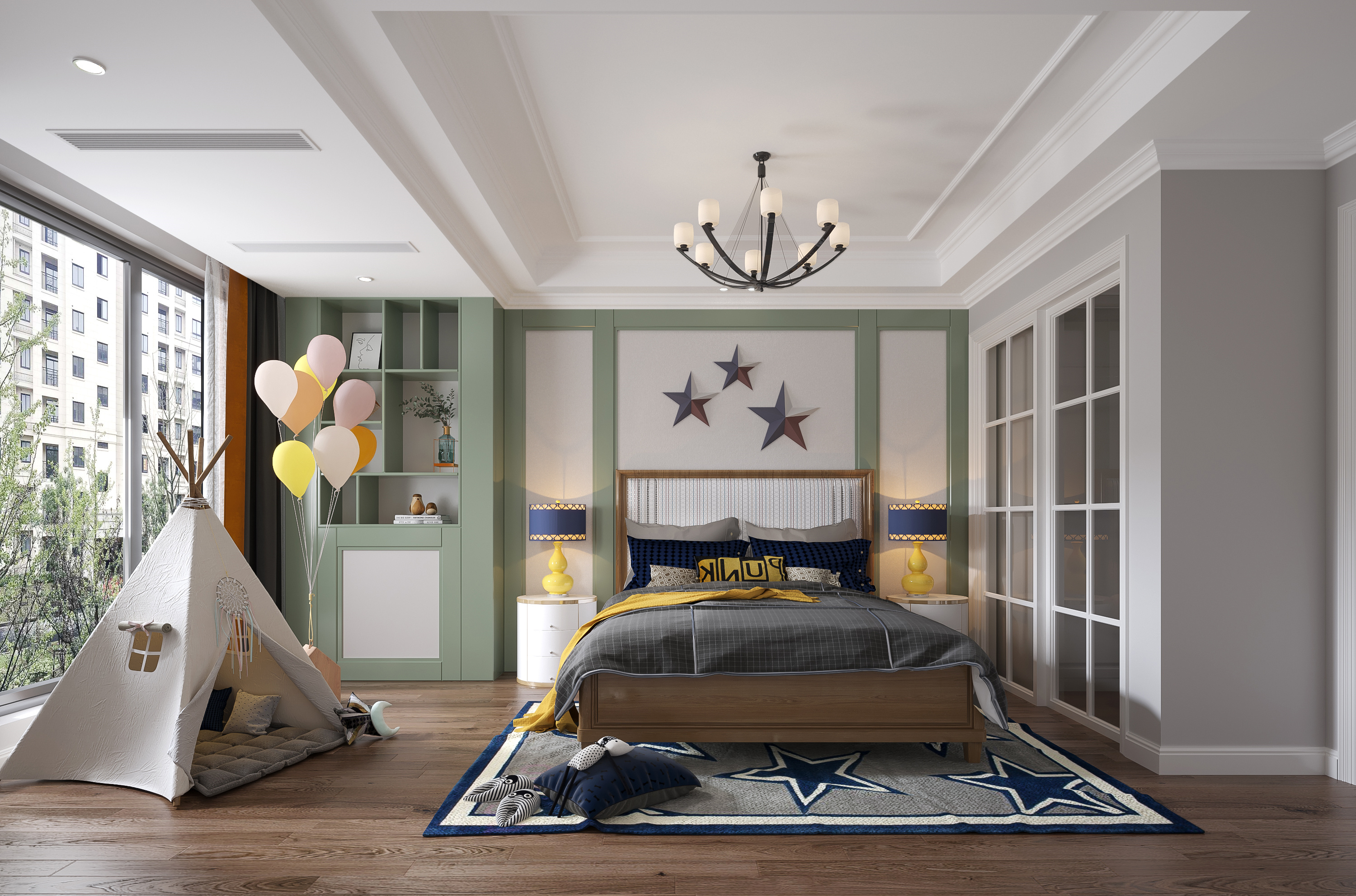 160平苏和雅集简美风格-一家子的幸福地带全景图封面图