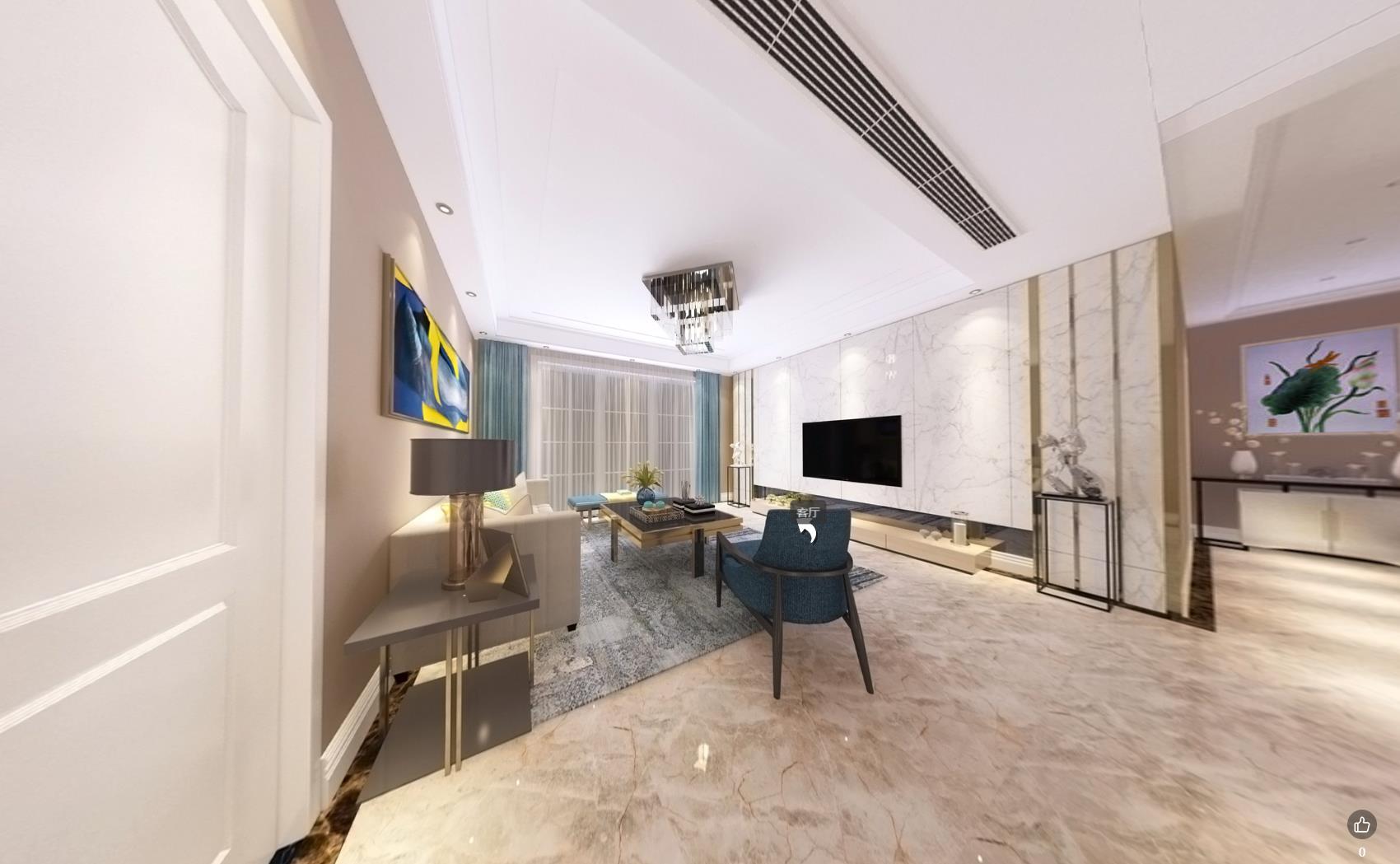 245平中电世外桃源现代风格-世外桃源全景图封面图