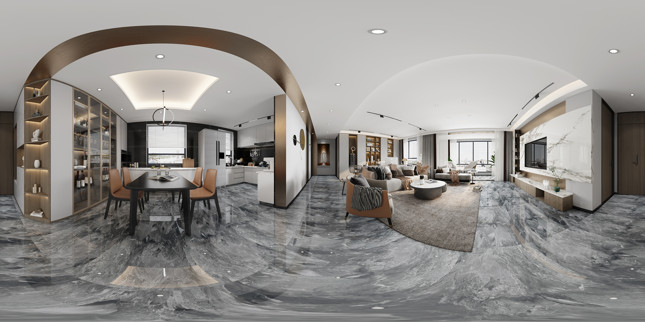 180平荣盛观邸现代风格全景图封面图