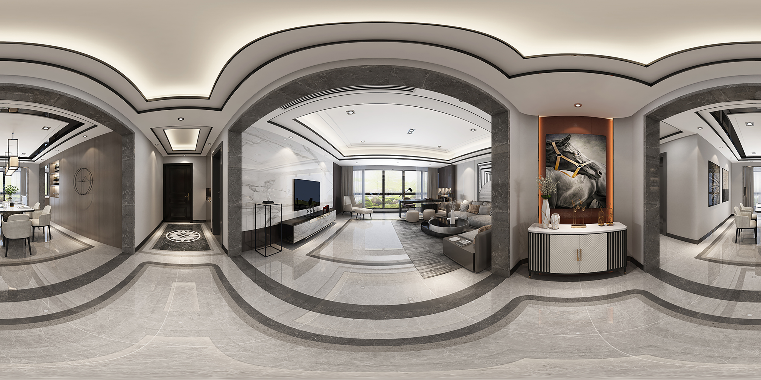 185平东尚名品现代风格全景图封面图