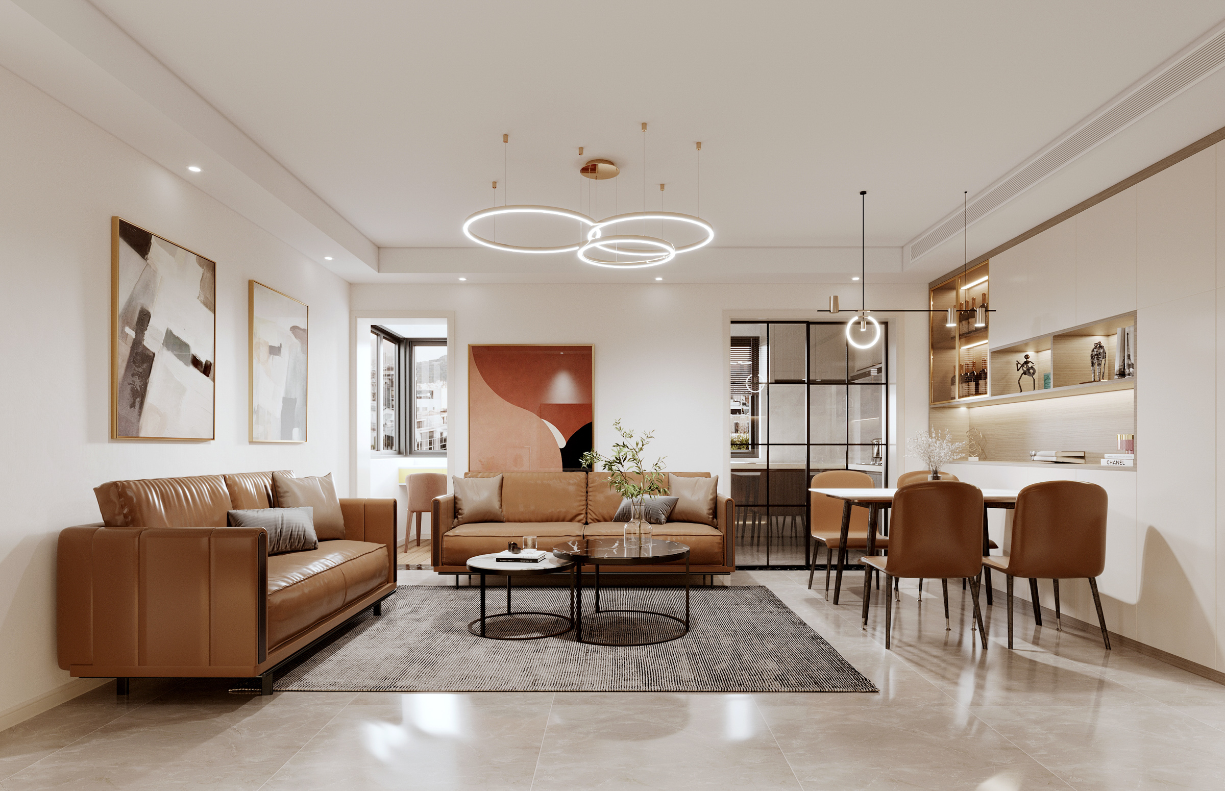 96平佳林花苑现代风格全景图封面图