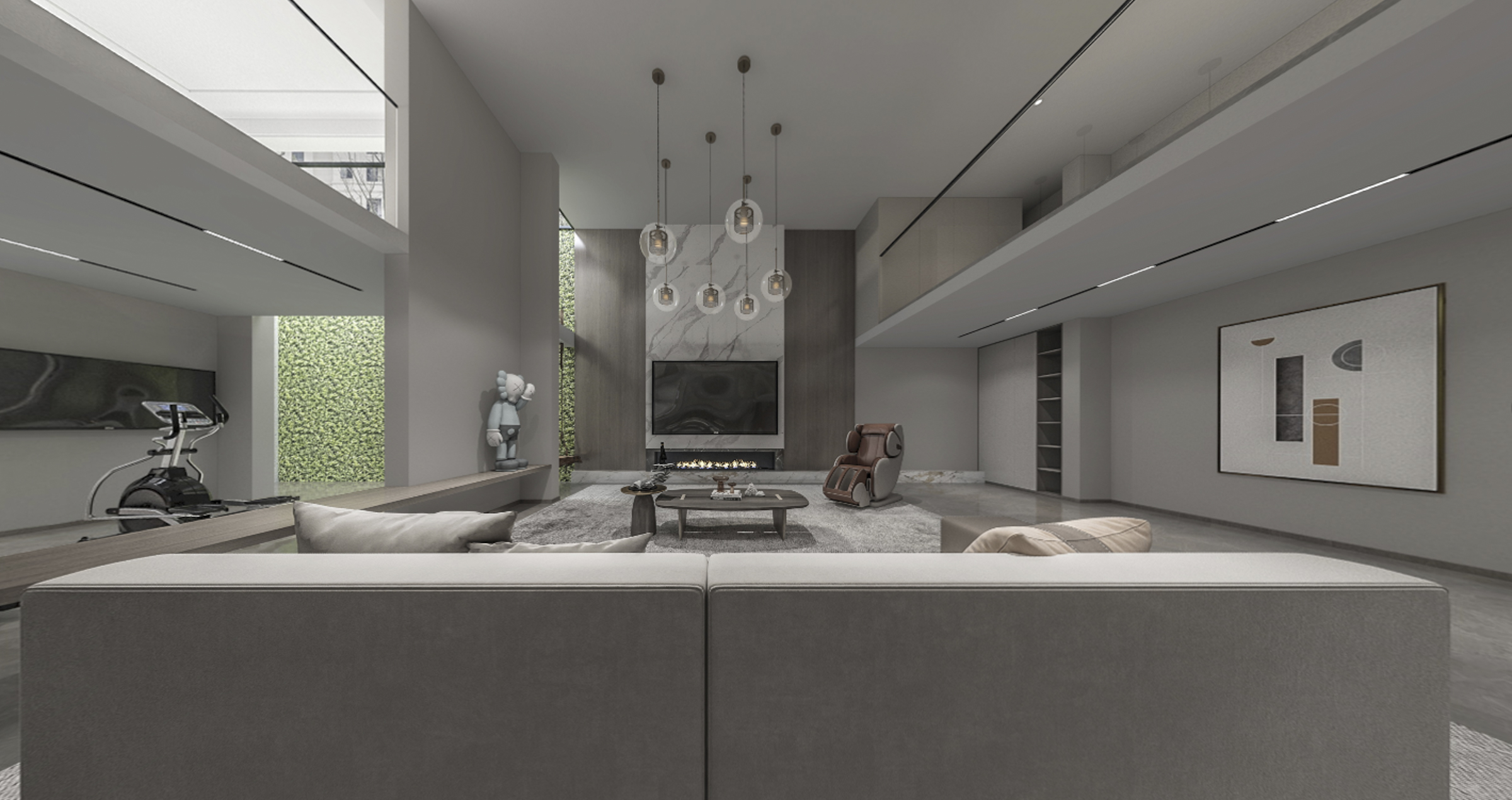 250平山水樾澜庭现代风格全景图封面图