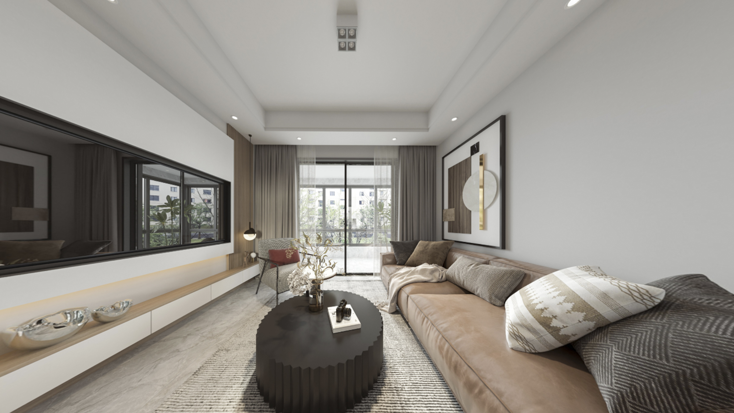 99平万象府现代风格全景图封面图