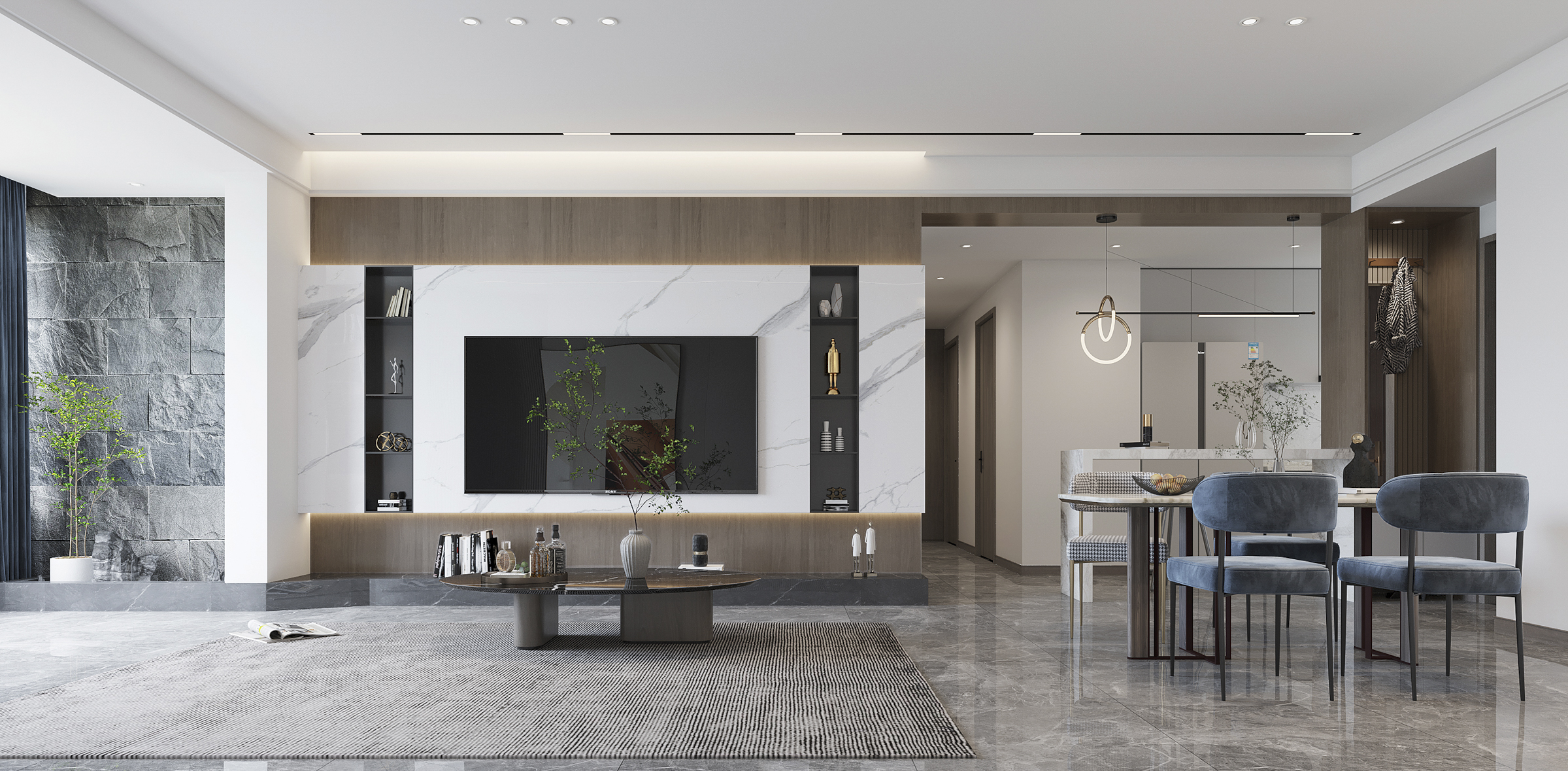 117平白塘景苑现代风格全景图封面图