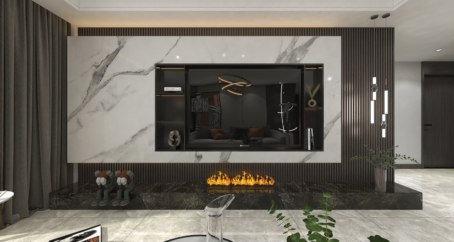 129平禹州嘉誉公元现代风格-简 · 爱全景图封面图