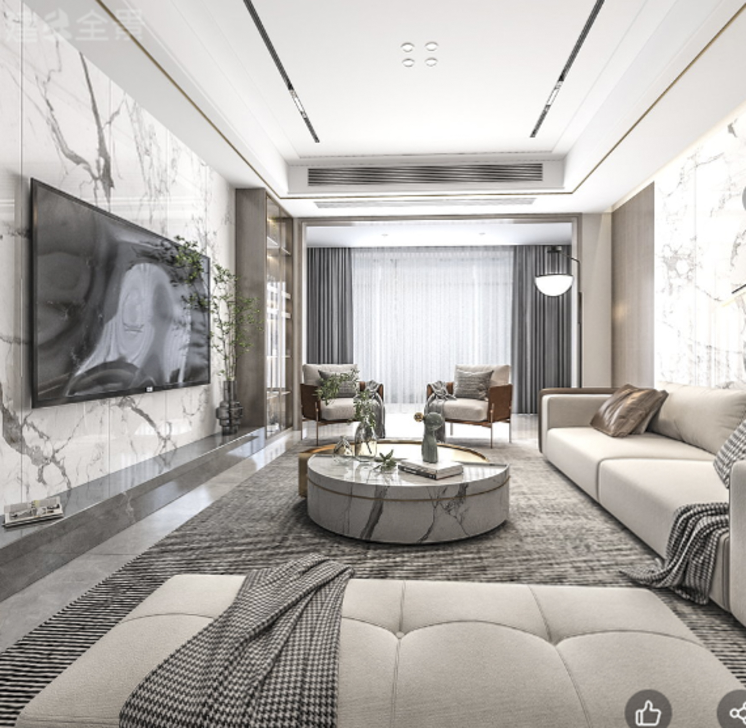 260平太湖东岸现代风格全景图封面图