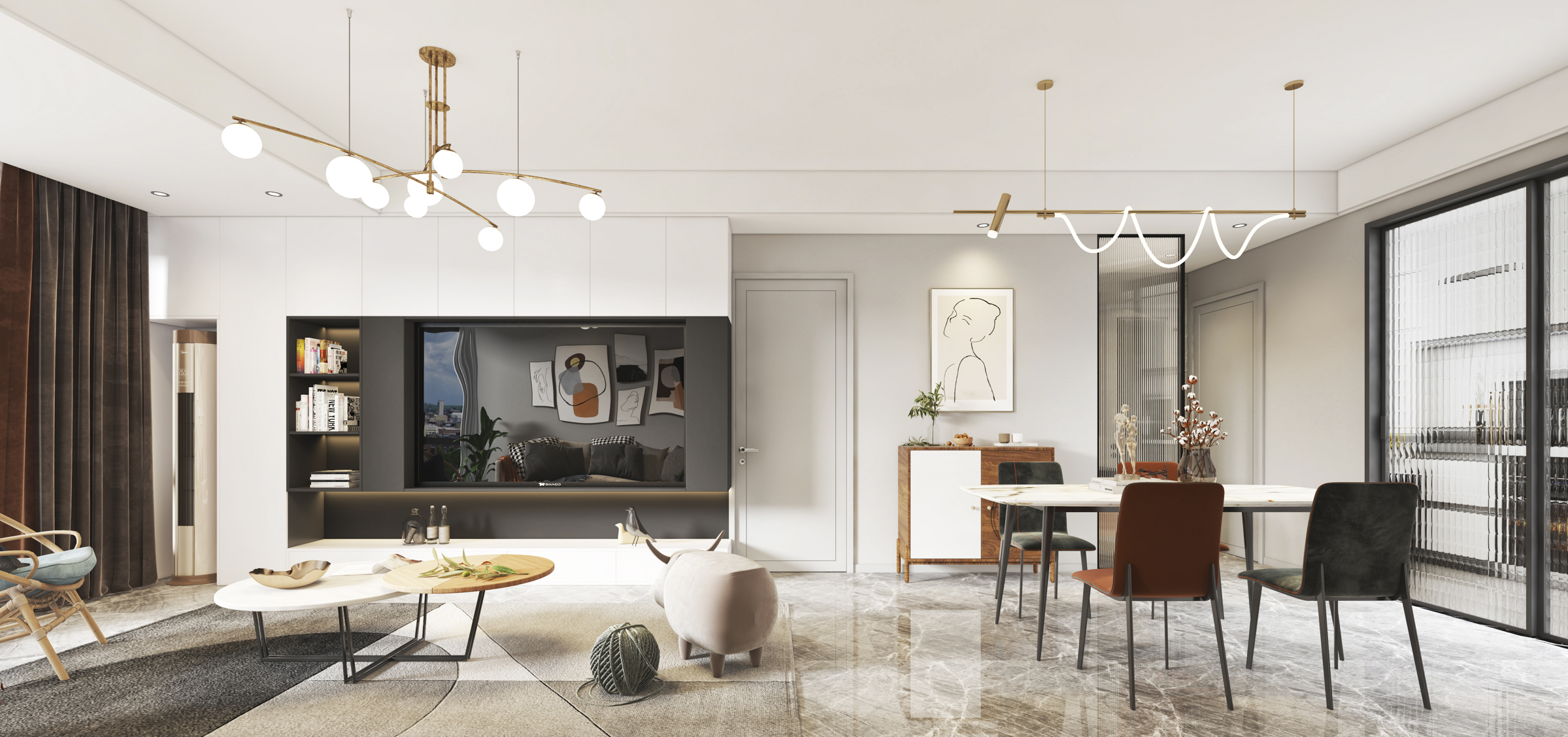 118平印江南花园现代风格全景图封面图