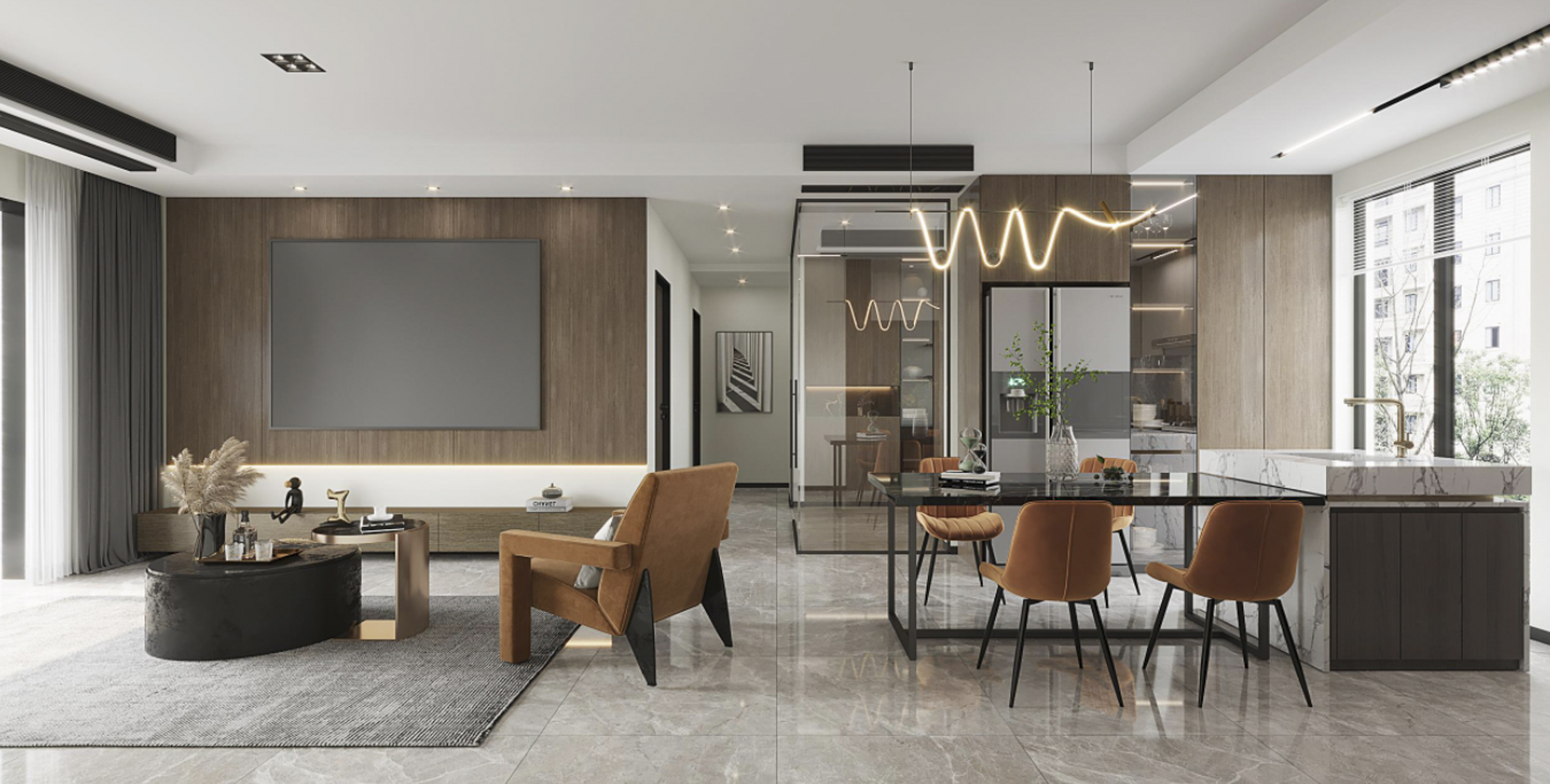 118平君汇上品现代风格全景图封面图