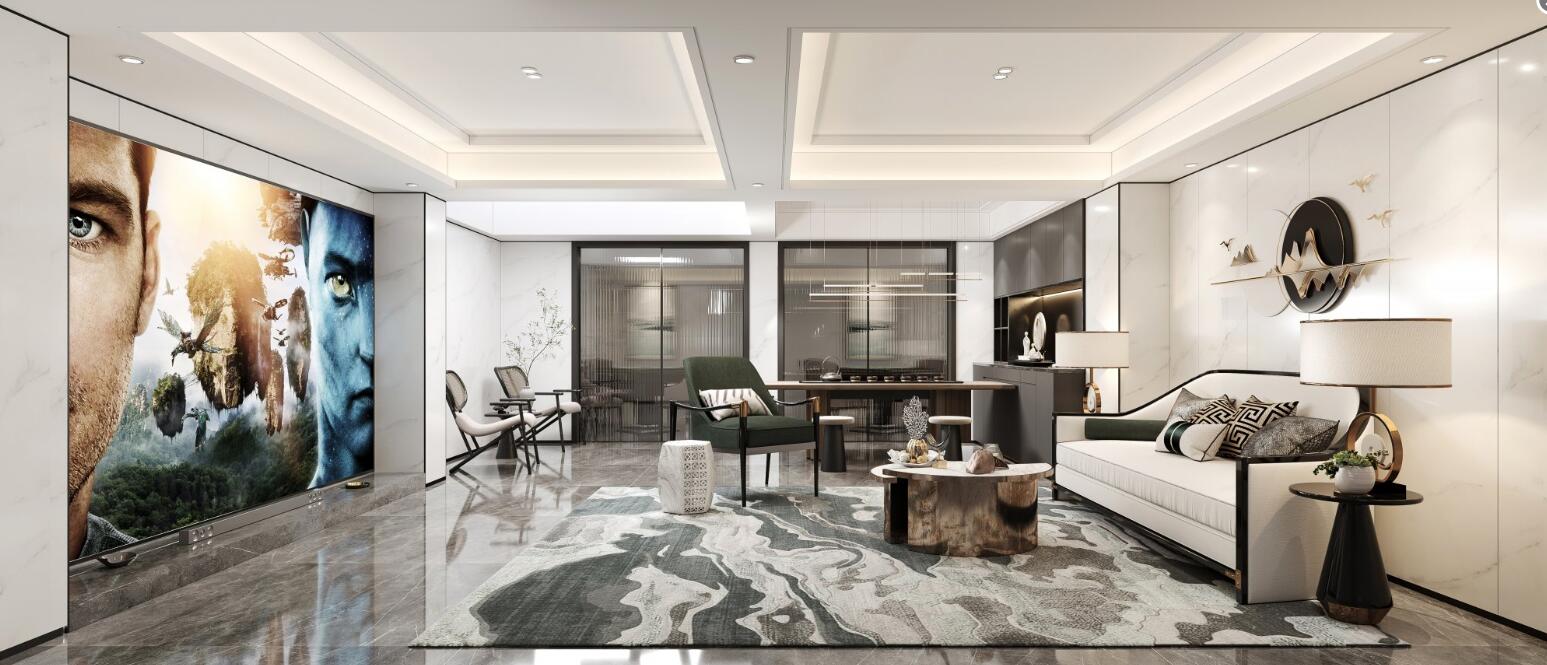 320平北园府新中式风格-温和 安逸之所全景图封面图