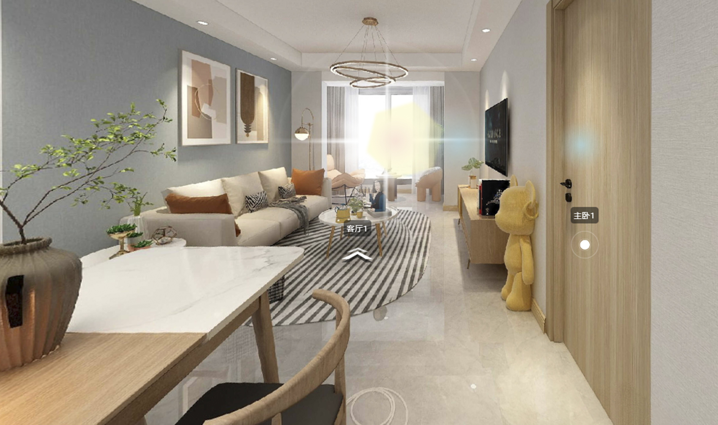 101平华润万象府现代风格全景图封面图