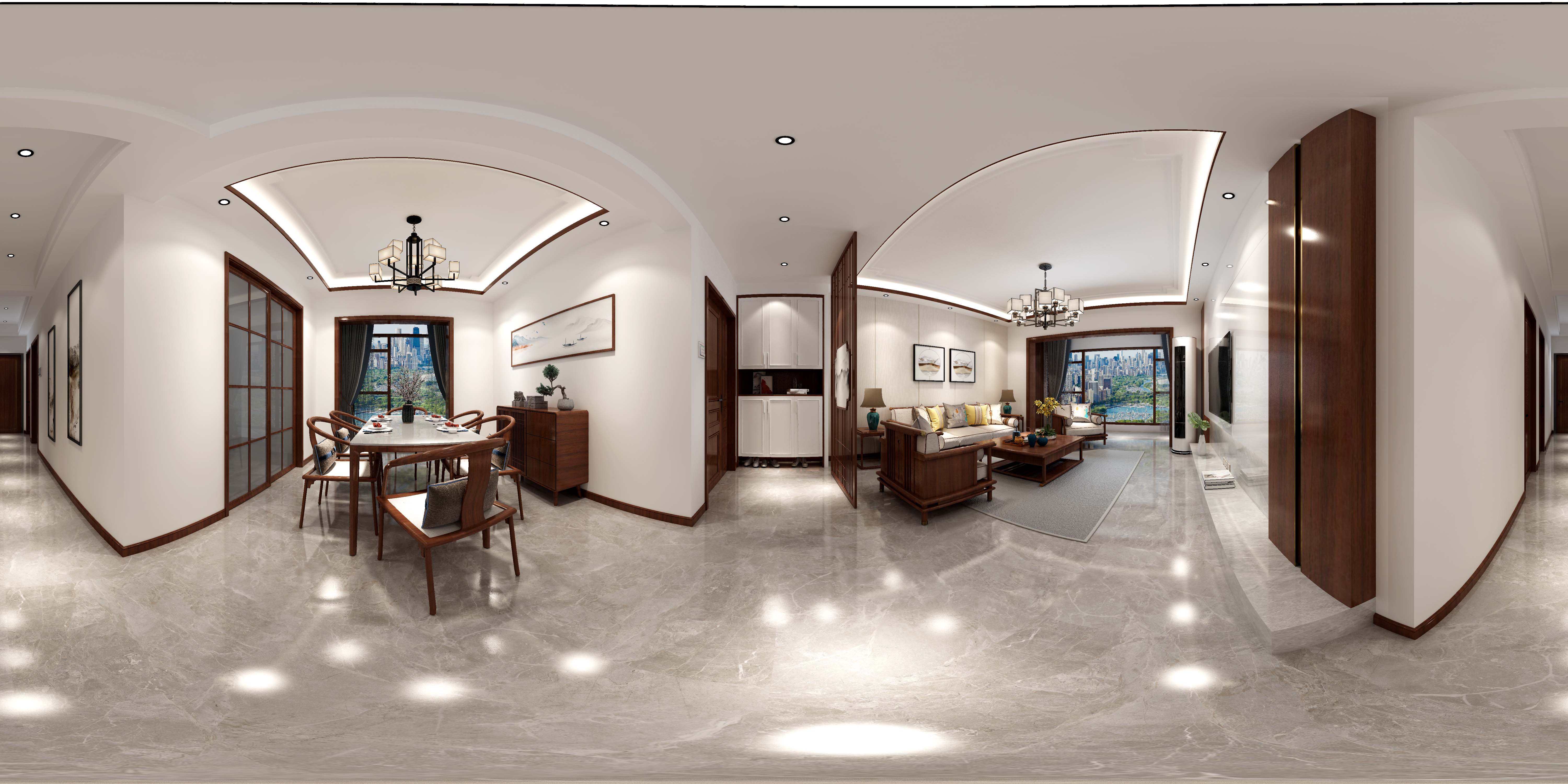 137平翠湖花园新中式风格全景图封面图