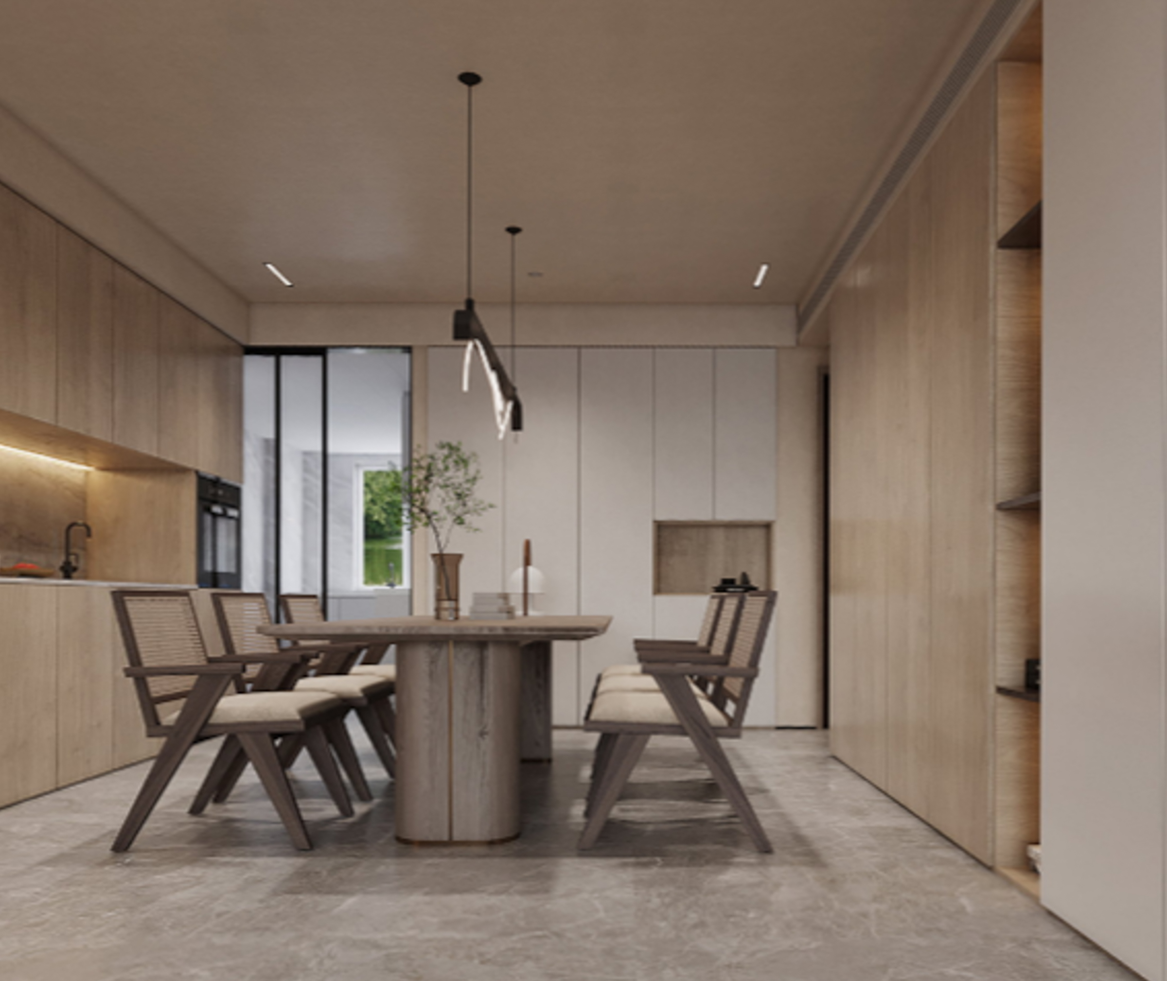 147平湖左岸现代风格全景图封面图