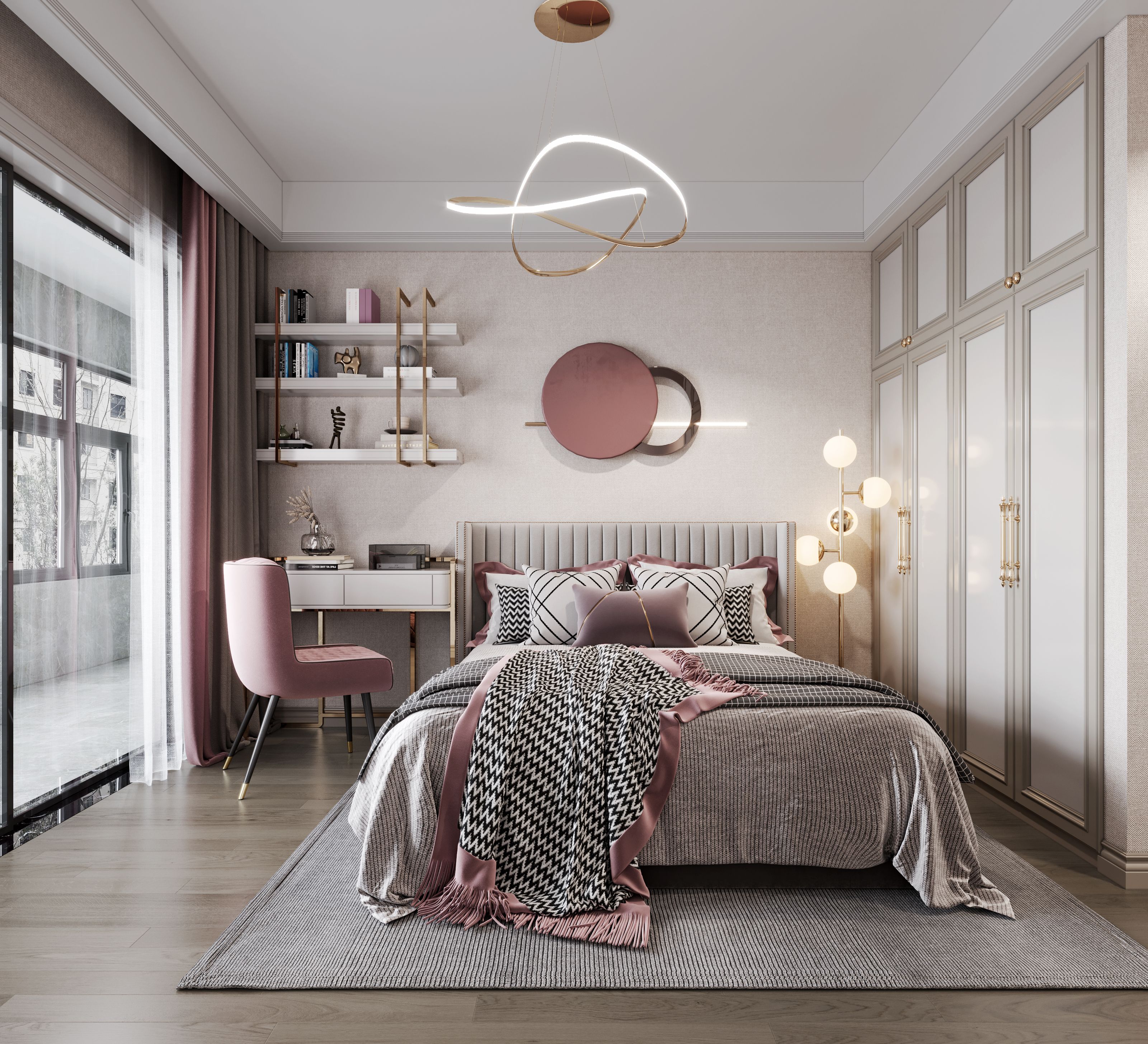 200平锦丽苑简美风格-让生活充满温馨与浪漫全景图封面图